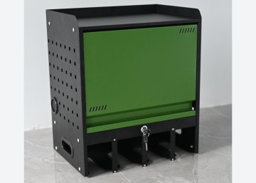 Lockable Cordless Tool Storage Cabinet