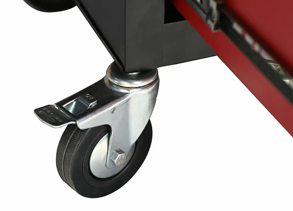 Why is it more convenient to replace the accessories (such as wheels and locks) of black tool cabinets in China?