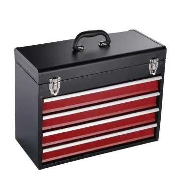 Four Drawer Metal Toolbox