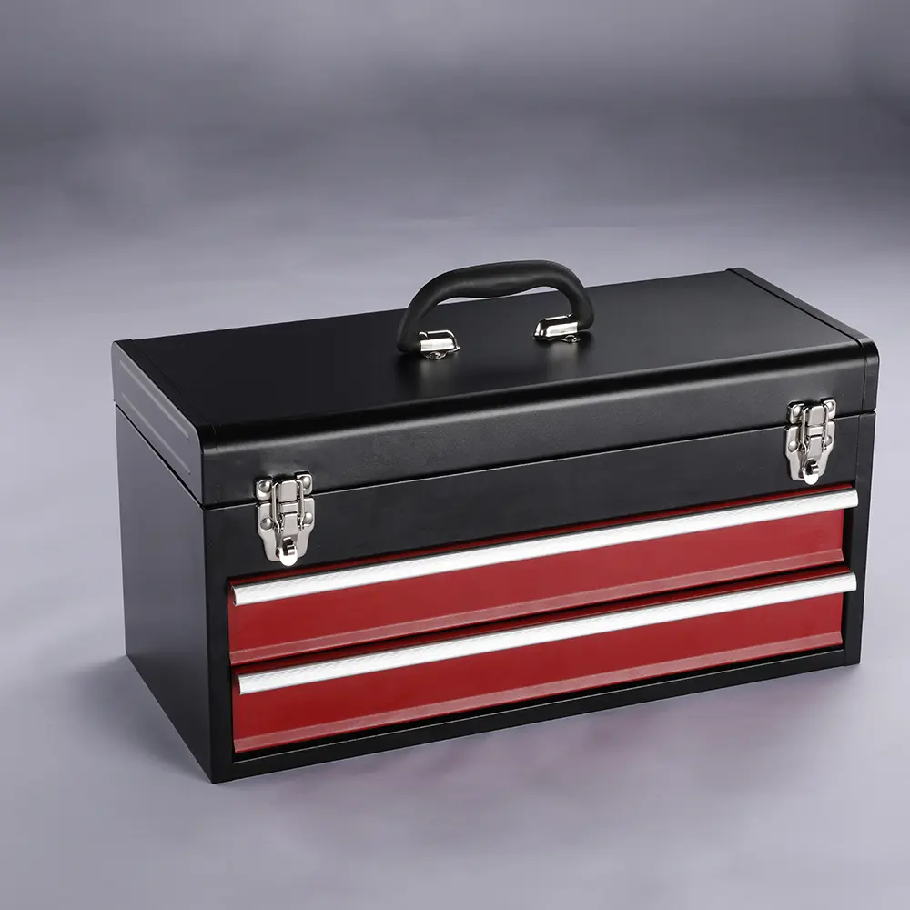 Multipurpose Lockable Outdoor Toolbox With Two Drawers