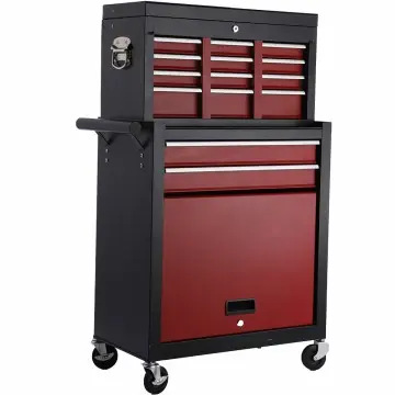 Steel Tool Chest and Rolling Cabinet Set
