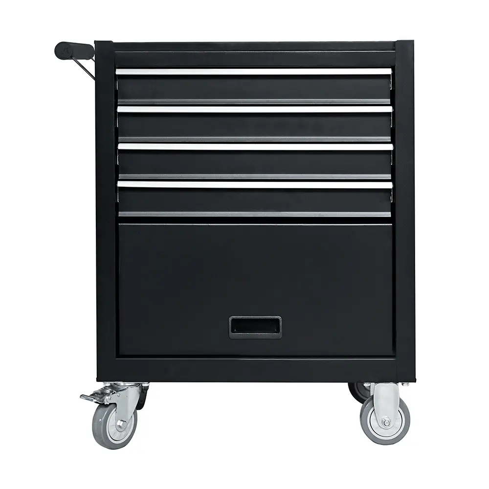 4 Drawers Interlocking Utility Rolling Trolley With Universal Wheel
