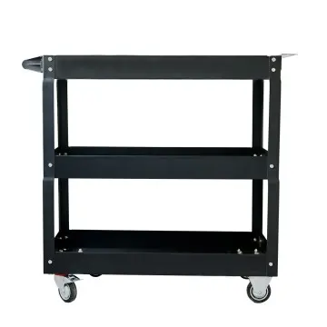 Rolling Tool Cabinet Trolley With Handle And Drawer For Mechanic Heavy Duty Storehouse Garage
