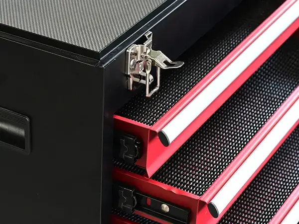 The unique structural advantages of the 3-layer 5-tray cantilever metal toolbox