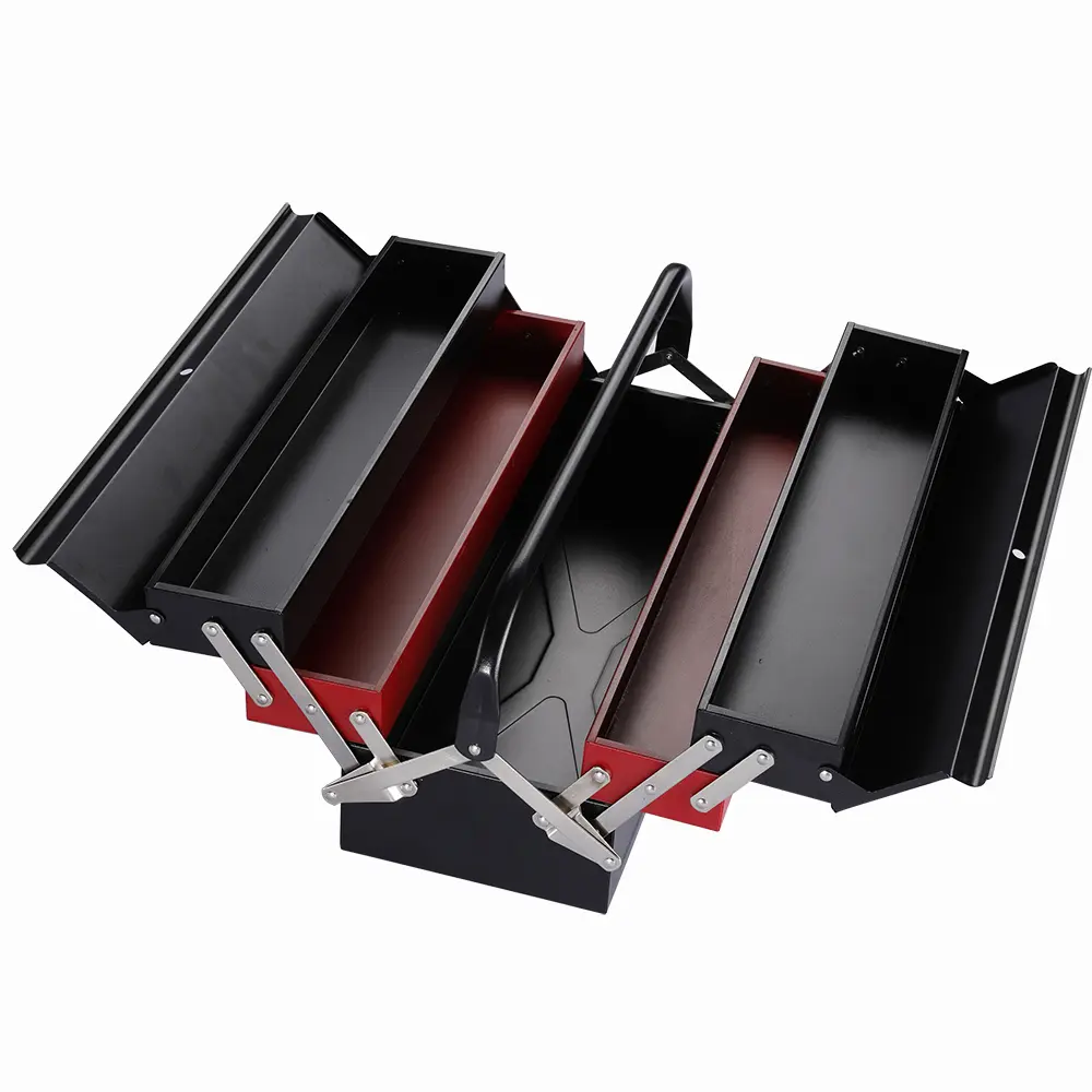530 mm toolbox fully opened to show its five storage trays